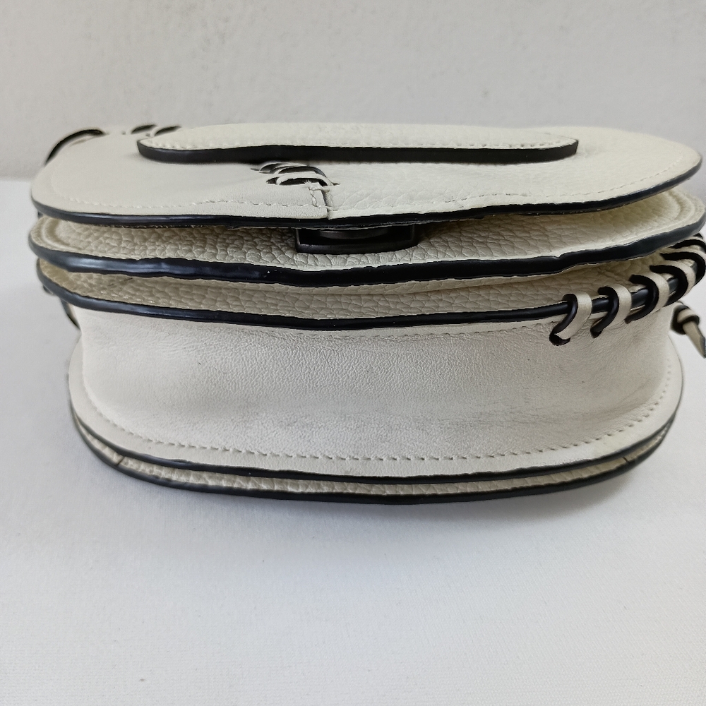 Coach Rip n Repair Shadow Crossbody 36976 Parchment Leather, Black Copper in EUC - Picture 7 of 12